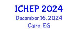 International Conference on High Energy Physics (ICHEP) December 16, 2024 - Cairo, Egypt