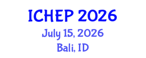 International Conference on High Energy Physics (ICHEP) July 15, 2026 - Bali, Indonesia