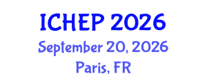 International Conference on High Energy Physics (ICHEP) September 20, 2026 - Paris, France