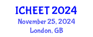 International Conference on Higher Education and Educational Technology (ICHEET) November 25, 2024 - London, United Kingdom