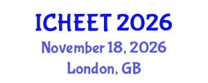 International Conference on Higher Education and Educational Technology (ICHEET) November 18, 2026 - London, United Kingdom