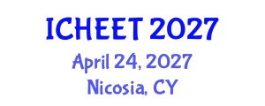 International Conference on Higher Education and Educational Technology (ICHEET) April 24, 2027 - Nicosia, Cyprus International Conference on Higher Education and Educational Technology (ICHEET) April 24, 2027 - Nicosia, Cyprus