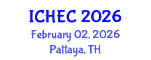 International Conference on Higher Education Counseling (ICHEC) February 02, 2026 - Pattaya, Thailand International Conference on Higher Education Counseling (ICHEC) February 02, 2026 - Pattaya, Thailand