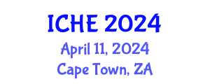 International Conference on Higher Education (ICHE) April 11, 2024 - Cape Town, South Africa