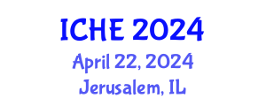 International Conference on Higher Education (ICHE) April 22, 2024 - Jerusalem, Israel