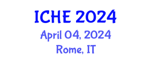International Conference on Higher Education (ICHE) April 04, 2024 - Rome, Italy