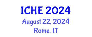 International Conference on Higher Education (ICHE) August 22, 2024 - Rome, Italy