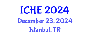 International Conference on Higher Education (ICHE) December 23, 2024 - Istanbul, Turkey