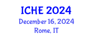 International Conference on Higher Education (ICHE) December 16, 2024 - Rome, Italy