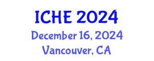 International Conference on Higher Education (ICHE) December 16, 2024 - Vancouver, Canada
