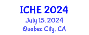 International Conference on Higher Education (ICHE) July 15, 2024 - Quebec City, Canada