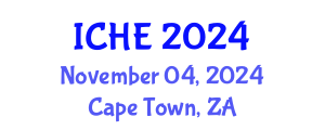 International Conference on Higher Education (ICHE) November 04, 2024 - Cape Town, South Africa