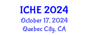 International Conference on Higher Education (ICHE) October 17, 2024 - Quebec City, Canada
