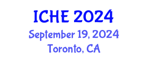 International Conference on Higher Education (ICHE) September 19, 2024 - Toronto, Canada