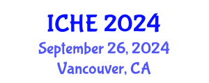 International Conference on Higher Education (ICHE) September 26, 2024 - Vancouver, Canada