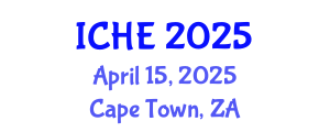 International Conference on Higher Education (ICHE) April 15, 2025 - Cape Town, South Africa