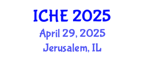 International Conference on Higher Education (ICHE) April 29, 2025 - Jerusalem, Israel