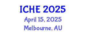 International Conference on Higher Education (ICHE) April 15, 2025 - Melbourne, Australia