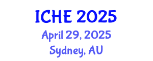 International Conference on Higher Education (ICHE) April 29, 2025 - Sydney, Australia