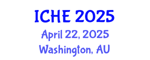International Conference on Higher Education (ICHE) April 22, 2025 - Washington, Australia