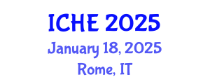 International Conference on Higher Education (ICHE) January 18, 2025 - Rome, Italy