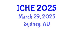 International Conference on Higher Education (ICHE) March 29, 2025 - Sydney, Australia