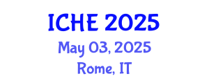 International Conference on Higher Education (ICHE) May 03, 2025 - Rome, Italy