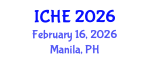 International Conference on Higher Education (ICHE) February 16, 2026 - Manila, Philippines International Conference on Higher Education (ICHE) February 16, 2026 - Manila, Philippines