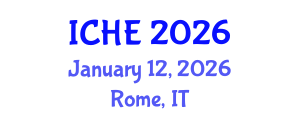 International Conference on Higher Education (ICHE) January 12, 2026 - Rome, Italy International Conference on Higher Education (ICHE) January 12, 2026 - Rome, Italy