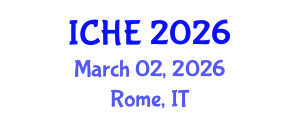 International Conference on Higher Education (ICHE) March 02, 2026 - Rome, Italy International Conference on Higher Education (ICHE) March 02, 2026 - Rome, Italy