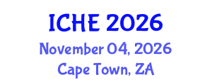 International Conference on Higher Education (ICHE) November 04, 2026 - Cape Town, South Africa