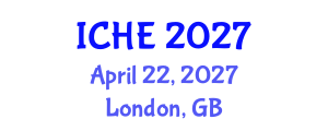 International Conference on Higher Education (ICHE) April 22, 2027 - London, United Kingdom International Conference on Higher Education (ICHE) April 22, 2027 - London, United Kingdom
