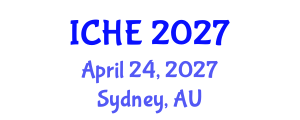 International Conference on Higher Education (ICHE) April 24, 2027 - Sydney, Australia International Conference on Higher Education (ICHE) April 24, 2027 - Sydney, Australia