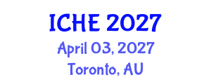 International Conference on Higher Education (ICHE) April 03, 2027 - Toronto, Australia International Conference on Higher Education (ICHE) April 03, 2027 - Toronto, Australia
