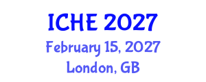 International Conference on Higher Education (ICHE) February 15, 2027 - London, United Kingdom International Conference on Higher Education (ICHE) February 15, 2027 - London, United Kingdom