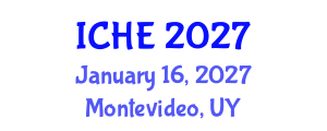 International Conference on Higher Education (ICHE) January 16, 2027 - Montevideo, Uruguay International Conference on Higher Education (ICHE) January 16, 2027 - Montevideo, Uruguay