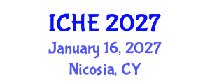 International Conference on Higher Education (ICHE) January 16, 2027 - Nicosia, Cyprus International Conference on Higher Education (ICHE) January 16, 2027 - Nicosia, Cyprus