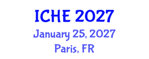 International Conference on Higher Education (ICHE) January 25, 2027 - Paris, France International Conference on Higher Education (ICHE) January 25, 2027 - Paris, France