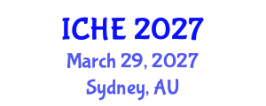International Conference on Higher Education (ICHE) March 29, 2027 - Sydney, Australia International Conference on Higher Education (ICHE) March 29, 2027 - Sydney, Australia