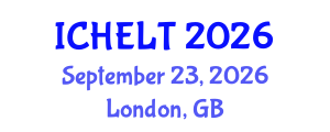 International Conference on Higher Education Learning and Teaching (ICHELT) September 23, 2026 - London, United Kingdom