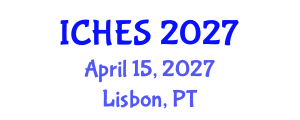 International Conference on Higher Education Studies (ICHES) April 15, 2027 - Lisbon, Portugal International Conference on Higher Education Studies (ICHES) April 15, 2027 - Lisbon, Portugal