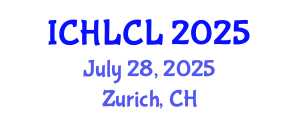 International Conference on Historical Linguistics and Comparative Linguistics (ICHLCL) July 28, 2025 - Zurich, Switzerland International Conference on Historical Linguistics and Comparative Linguistics (ICHLCL) July 28, 2025 - Zurich, Switzerland