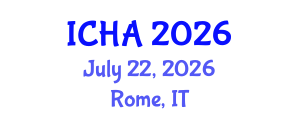 International Conference on History of Architecture (ICHA) July 22, 2026 - Rome, Italy