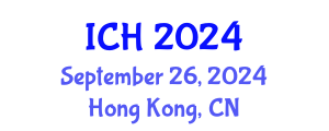 International Conference on Homelessness (ICH) September 26, 2024 - Hong Kong, China