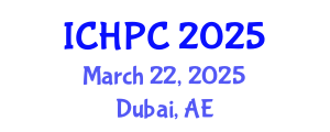 International Conference on Hospice and Palliative Care (ICHPC) March 22, 2025 - Dubai, United Arab Emirates