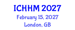 International Conference on Hospitality and Hotel Management (ICHHM) February 15, 2027 - London, United Kingdom International Conference on Hospitality and Hotel Management (ICHHM) February 15, 2027 - London, United Kingdom