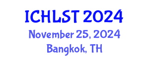 International Conference on Hospitality, Leisure, Sport, and Tourism (ICHLST) November 25, 2024 - Bangkok, Thailand