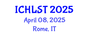 International Conference on Hospitality, Leisure, Sport, and Tourism (ICHLST) April 08, 2025 - Rome, Italy