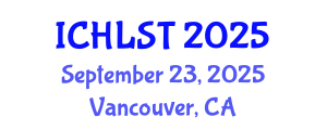 International Conference on Hospitality, Leisure, Sport, and Tourism (ICHLST) September 23, 2025 - Vancouver, Canada