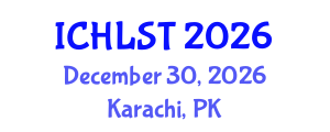 International Conference on Hospitality, Leisure, Sport, and Tourism (ICHLST) December 30, 2026 - Karachi, Pakistan International Conference on Hospitality, Leisure, Sport, and Tourism (ICHLST) December 30, 2026 - Karachi, Pakistan